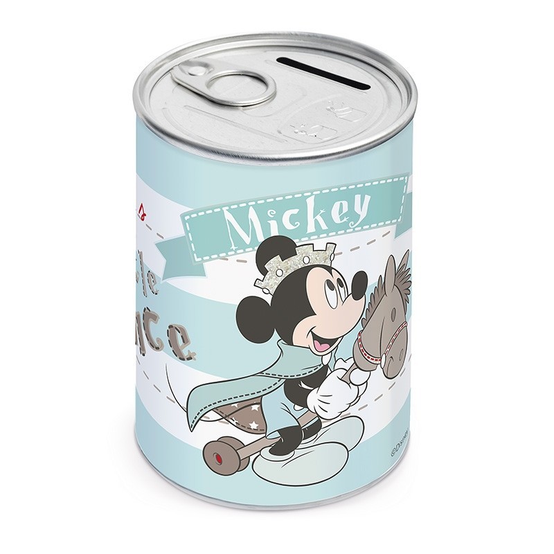 Μεταλλική κονσέρβα-κουμπαράς Mickey