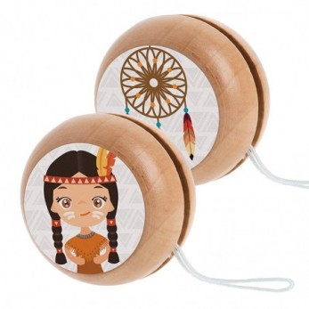 Ξύλινο yo-yo Ινδιάνα