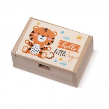 Ξύλινο κουτί Τίγρης