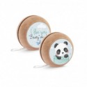 Μπομπονιέρα Βάπτισης Ξύλινο yo-yo Panda