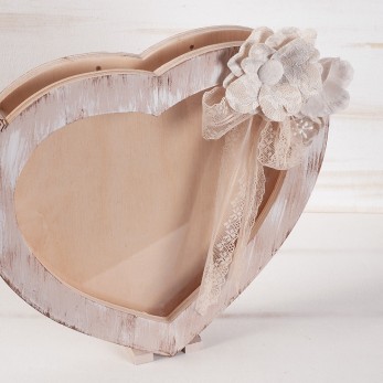 Κουτί Ευχών Καρδιά με plexiglass