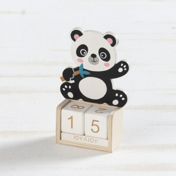 Ξύλινο ημερολόγιο panda