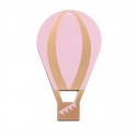 Μεταλλικό μοτίφ αερόστατο χρυσό ροζ